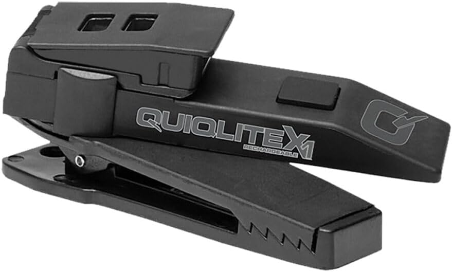 QuiqLiteX1 Tactical Blue/White Hands-Free LED Pocket Light 5/75/150 Lumens