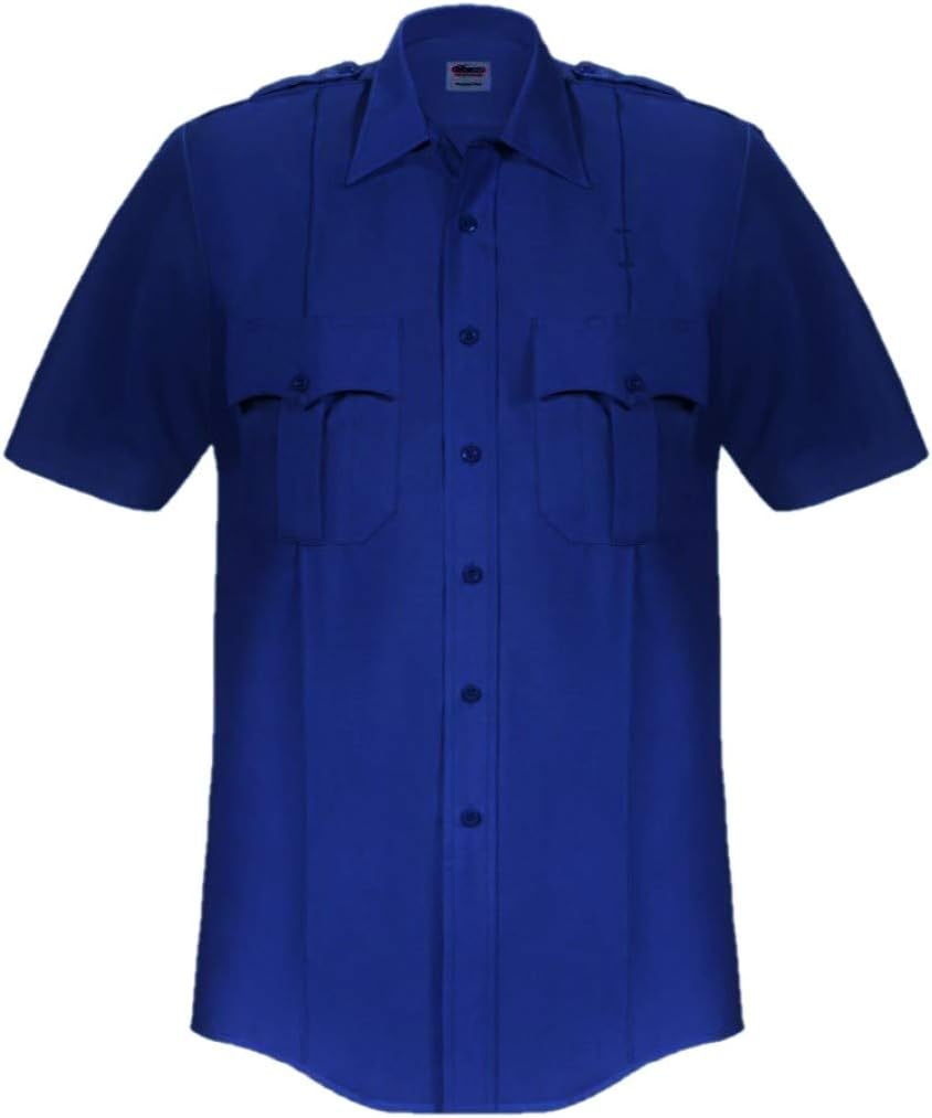 ELBECO Paragon Plus Men’s S/S Poplin Dress Uniform Shirt