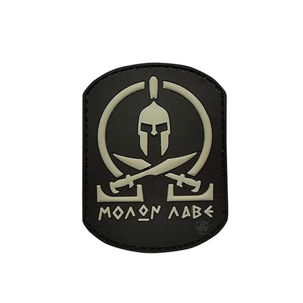 5ive Star Gear Black Molon Labe Morale Patch (6 Pack)