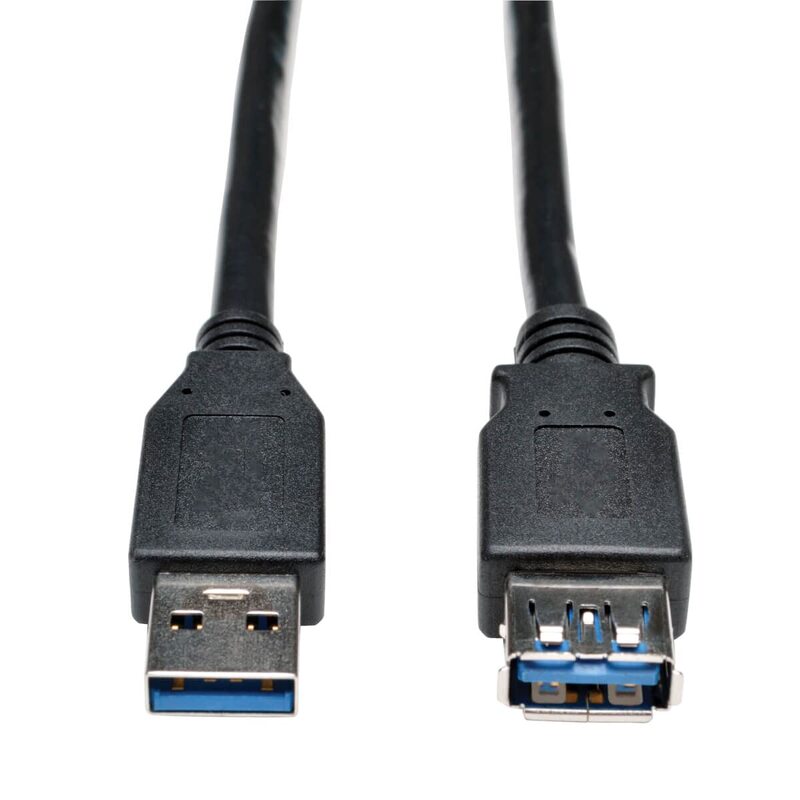 Tripp Lite USB 3.0 SuperSpeed Extension Cable - USB-A to USB-A, M/F, Black, 3 ft. (0.9 m) - First End: 1x USB Type A Male USB - U324003BK