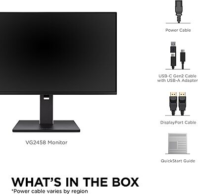 VIEWSONIC USB-C Docking Monitor with 100W, 5-Port USB Hub, HDMI & DisplayPort (Daisy Chain)