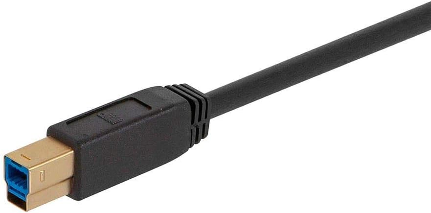 Monoprice USB 3.0 Type-A to Type-B Cable - 32AWG Conductors, TPE Jacket, Compatible with Monitors, Scanners