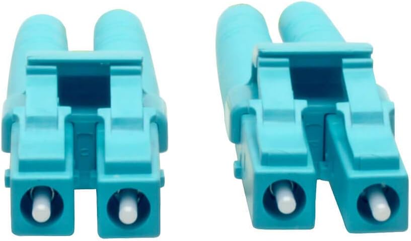 Tripp Lite Duplex Multimode Fiber Patch Cable OM5 LC LC 50/125 100Gb Lime Green 10M (N820-10M-OM5)