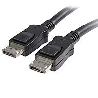 StarTech.com Short DisplayPort 1.2 Cable With Latches, 1ft