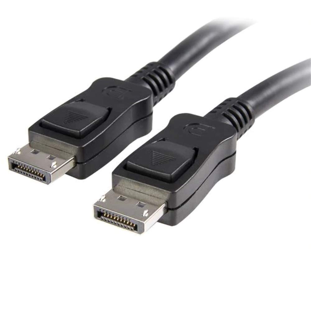 StarTech.com Short DisplayPort 1.2 Cable With Latches, 1ft