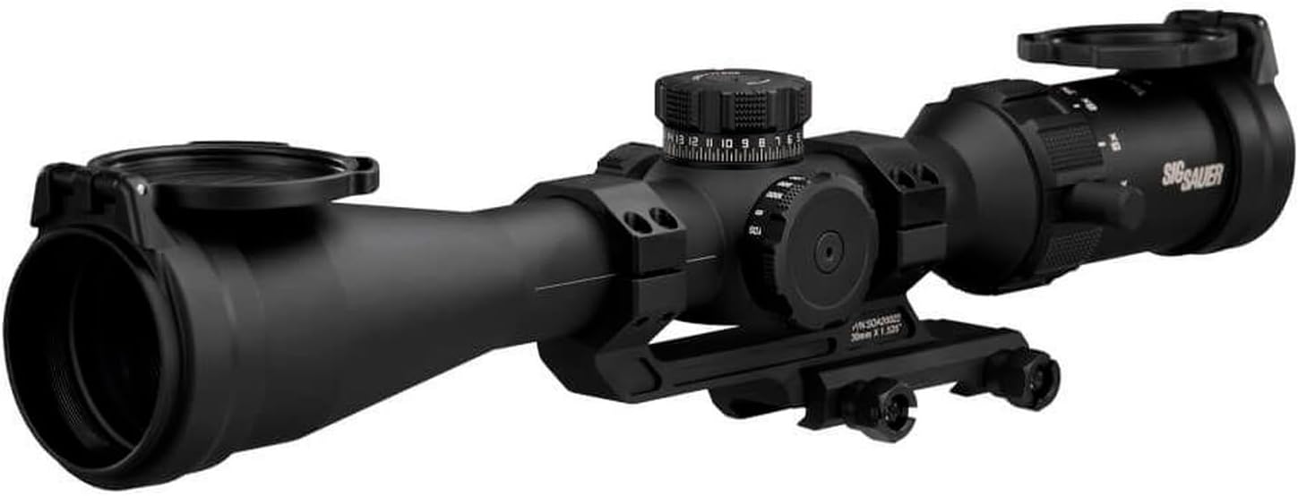 SIG SAUER Tango-SPR 4-16x44mm 30mm Tube Second Focal Plane/SFP/F2 Shockproof Waterproof Fogproof Tactical Riflescope | MOA BDC-1 Reticle, SPR Scope Mount, Flip-Back Caps Included, SOTS44000