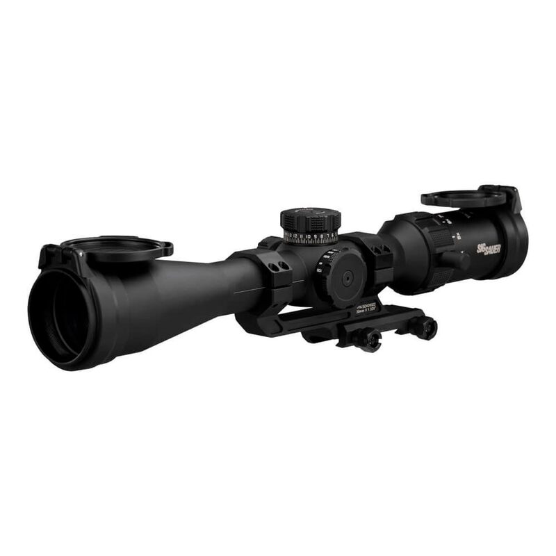 SIG SAUER Tango-SPR 4-16x44mm 30mm Tube Second Focal Plane/SFP/F2 Shockproof Waterproof Fogproof Tactical Riflescope | MOA BDC-1 Reticle, SPR Scope Mount, Flip-Back Caps Included, SOTS44000