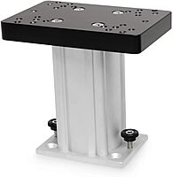 Cannon Aluminum Fixed Base Downrigger Pedestal - 6"