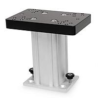 Cannon Aluminum Fixed Base Downrigger Pedestal - 6"
