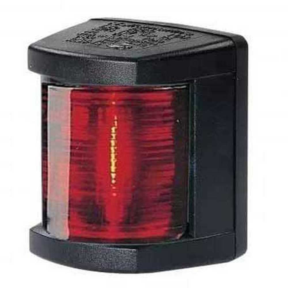 Hella 003562035 '3562 Series' 12V DC 1 NM Port Navigation Light with Colored Outer Lens and Black Housing