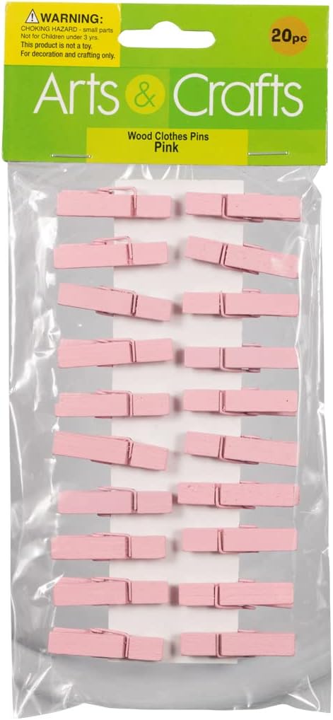 JAM PAPER Mailing Labels & Wood Clothing Pin Clips