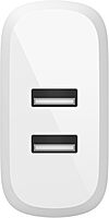 Belkin Dual Port USB Charger Block 24W - iPhone Charger Fast Charging - iPhone 16, 15, 14, iPad Pro, Samsung Galaxy S25
