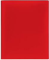 Office Depot® Brand 2-Pocket School-Grade Poly Folders With Prongs, 8-1/2" x 11", Assorted Colors, Pack Of 48