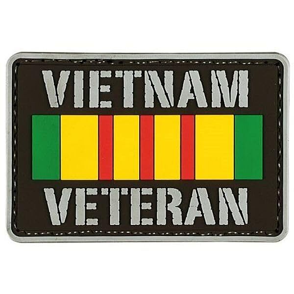 VooDoo Tactical 07-0914000000 Vietnam Veteran Combo Patch Setrubber Patch