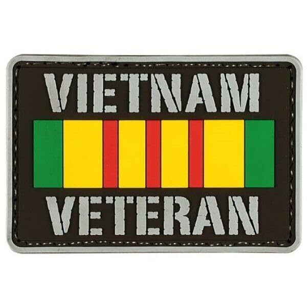 VooDoo Tactical 07-0914000000 Vietnam Veteran Combo Patch Setrubber Patch