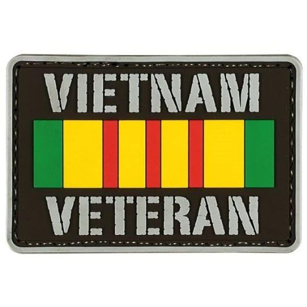 VooDoo Tactical 07-0914000000 Vietnam Veteran Combo Patch Setrubber Patch