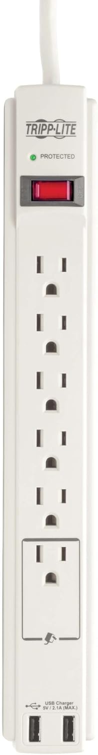 TRIPP LITE Protect It! 6-Outlet Surge Protector Power Strip