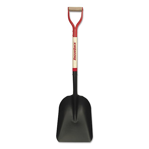 AMES/TRUE TEMPER 50139 Eastern Scoop, 11"W X 15"L, Steel, 27", D Grip Wood/Steel