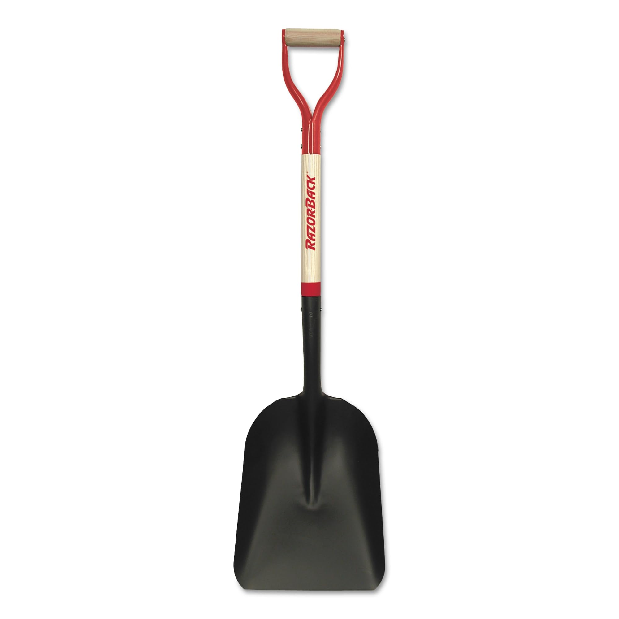 AMES/TRUE TEMPER 50139 Eastern Scoop, 11"W X 15"L, Steel, 27", D Grip Wood/Steel
