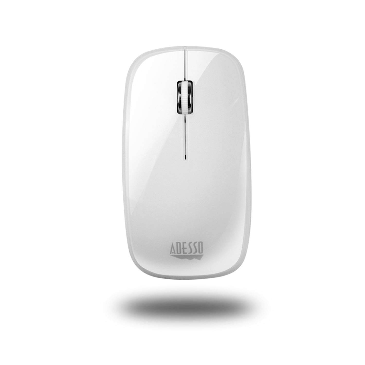 Adesso iMouse M300 Bluetooth Wireless Optical Mouse, Glossy White, AEOIMOUSEM300W