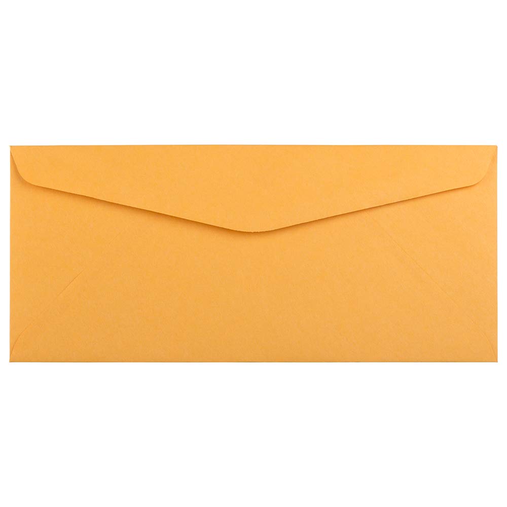 JAM PAPER Brown Kraft Manila Booklet Envelopes with Gummed Closure