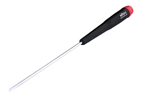 Wiha 26027 Slotted Screwdriver with Precision Handle, 2.5 x 100mm