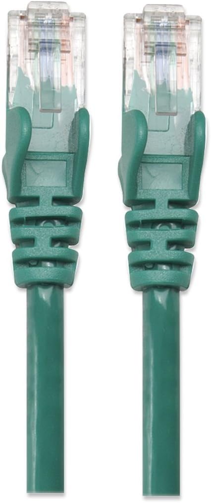 Intellinet Networks 3-Feet Cat-6 UTP Patch Cable, Green (342476)