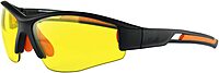 Bobster ® Swift, Matte Black and Orange Frame, Smoked, Yellow, & Clear Lens