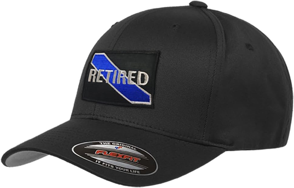 THIN BLUE LINE USA Flexfit American Flag Baseball Cap
