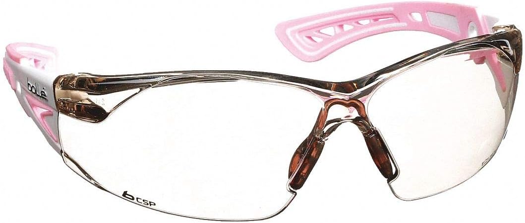 BOLLE Rush+ Small Safety Glasses with PLATINUM Anti-Scratch/Anti-Fog Coating