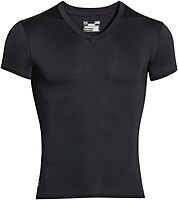 UNDER ARMOUR Men's HeatGear Tactical V-neck Compression Short-sleeve T-shirt