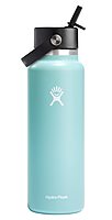 HYDRO FLASK Wide Mouth Flex Straw Cap Bottle - Insulated Stainless Steel
