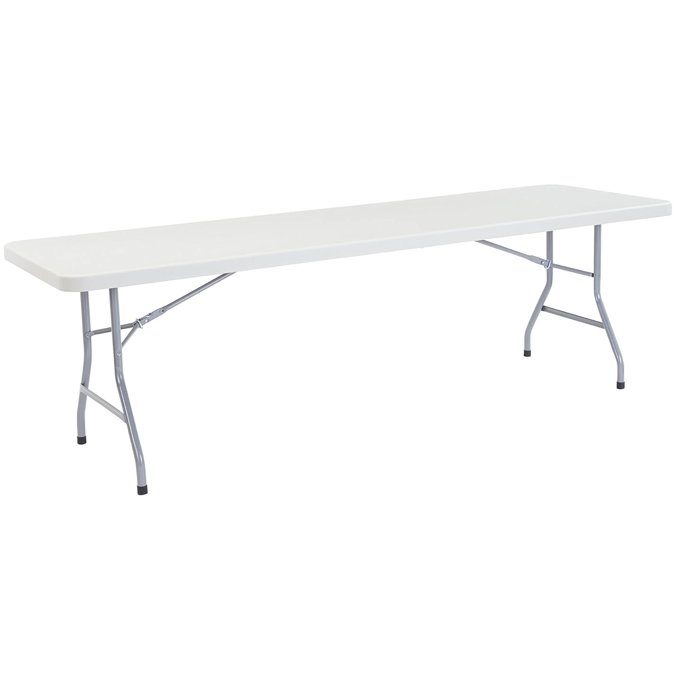 National Public Seating Plastic Folding Table - Heavy-Duty Portable Indoor/Outdoor