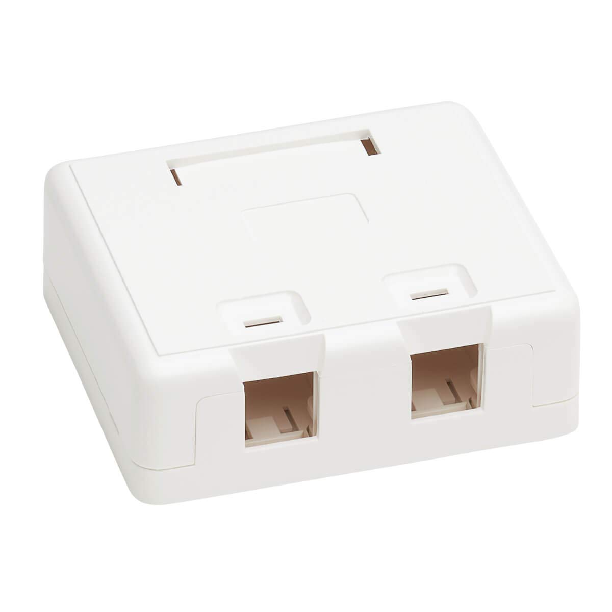 Tripp Lite Keystone Jack Surface Mount Box, White
