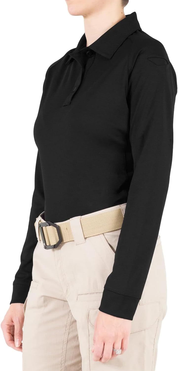 First Tactical Women's Performance Long Sleeve Polo