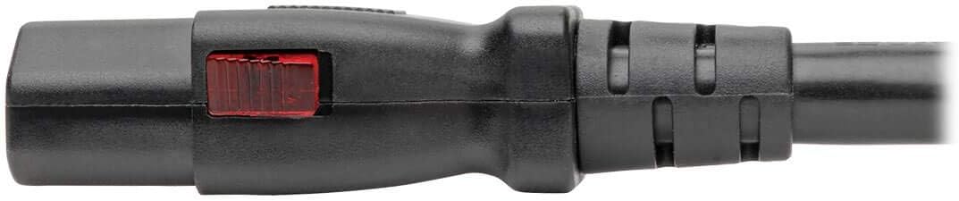 TRIPP LITE NEMA 5-15P to Locking C13 Power Cord, 14 AWG, 15A/125V