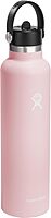 Hydro Flask Water Bottle - Insulated Stainless Steel - Straw Lid, Non Spill, Leakproof 24 Oz Trillium Pink