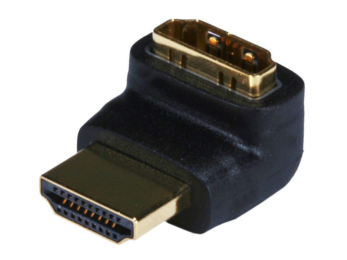 Monoprice HDMI Port Saver (Male to Female) - 270 Degree 1 Count (Pack of 1)