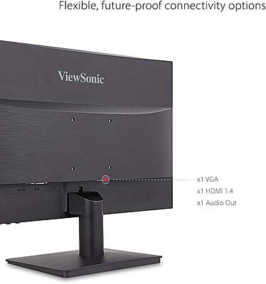 ViewSonic VA1903H 19-Inch WXGA 1366x768p 16:9 Widescreen Monitor with Enhanced View Comfort