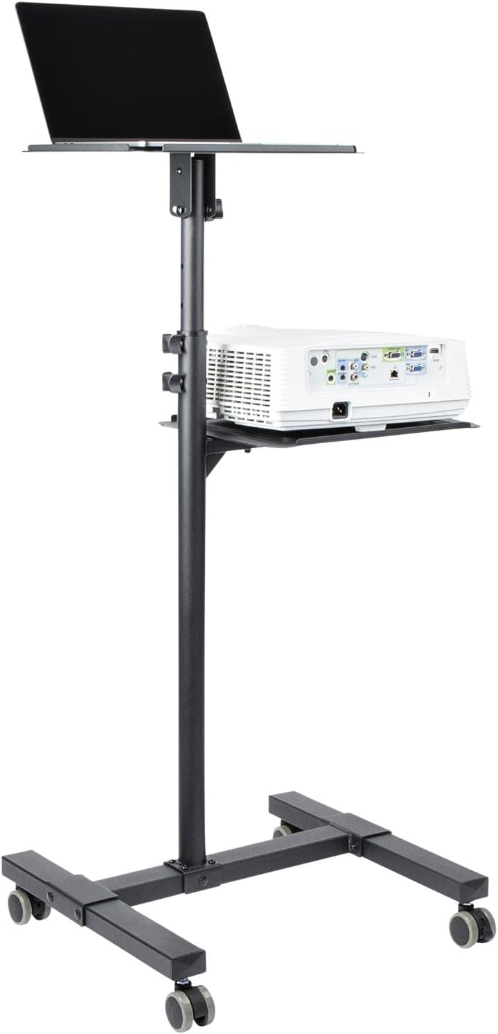 StarTech.com Mobile Adjustable Cart - Height Adjustable Rolling Workstation