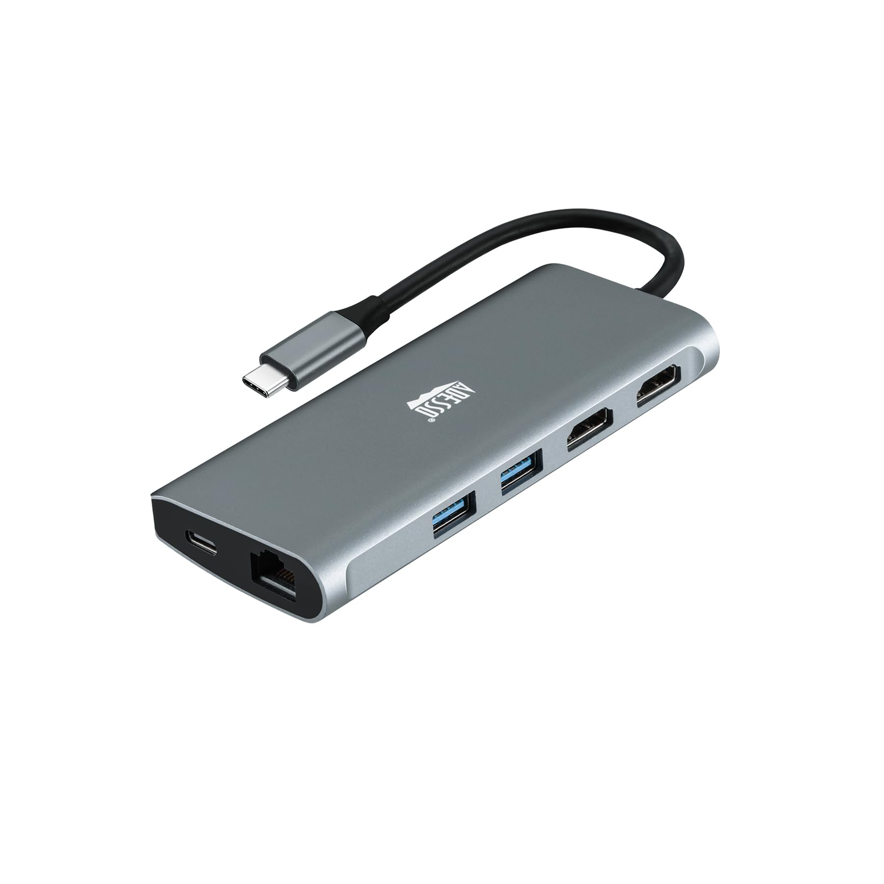USB C Docking Station Multiport Adapter Dongle Type C Hub 2 HDMI Support 8K, RJ45 Ethernet Port, 100W PD Charging, 3*USB