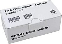 Ricoh Staple Type T - for Paper - 5000 Per Cartridge - 1 / Box