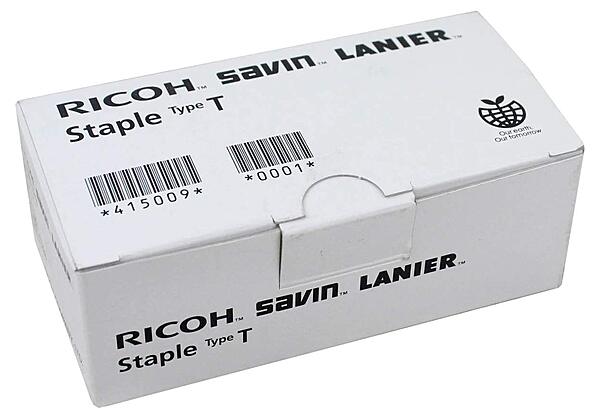 Ricoh Staple Type T - for Paper - 5000 Per Cartridge - 1 / Box