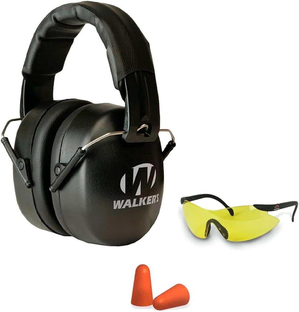 Walker's EXT Range Shooting Folding Muff - 30dB NRR Hearing Protection