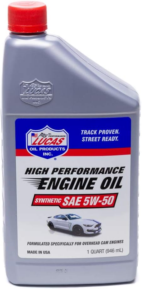 Lucas Oil Synthetic High Mileage Motor Oil