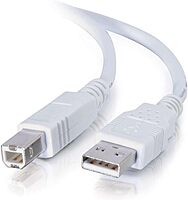 Cables To Go 13401 USB 2.0 A Male to B Male Cable, White (15 Feet)