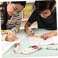 Crayola Ultra-Clean Washable Markers, Broad Tip, Assorted Classic Colors, Box Of 10