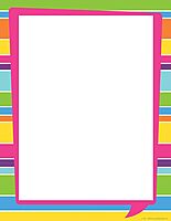 BARKER CREEK Designer Computer Paper Set, Letter Size 8.5 x 11, 200 Sheets (4 Designs)