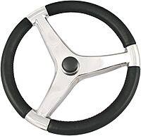 Schmitt Marine Evo Pro 316 Cast Stainless Steel Steering Wheel - 13.5" Diameter