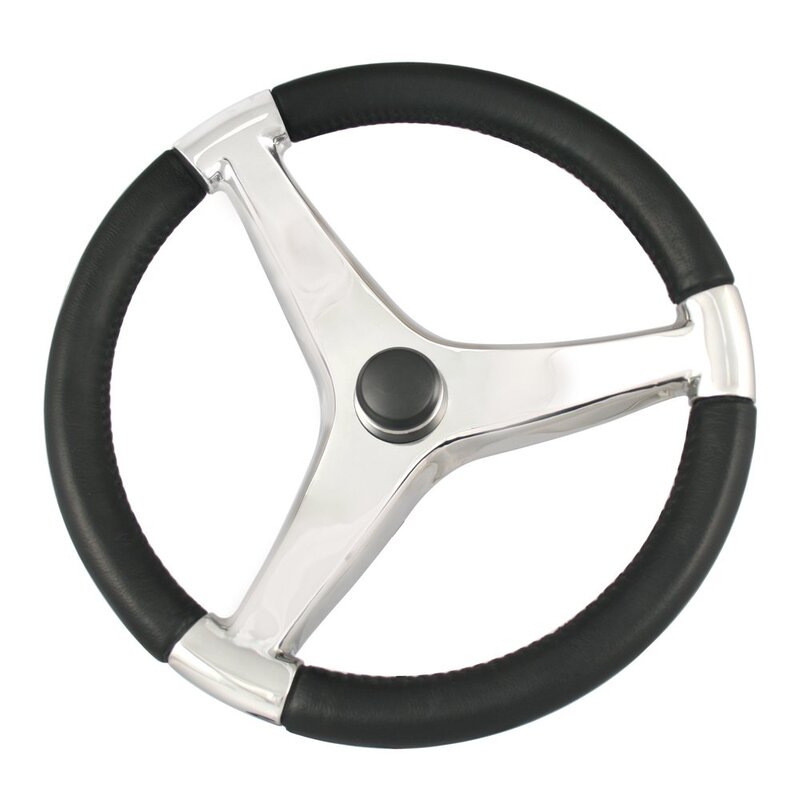 Schmitt Marine Evo Pro 316 Cast Stainless Steel Steering Wheel - 13.5" Diameter